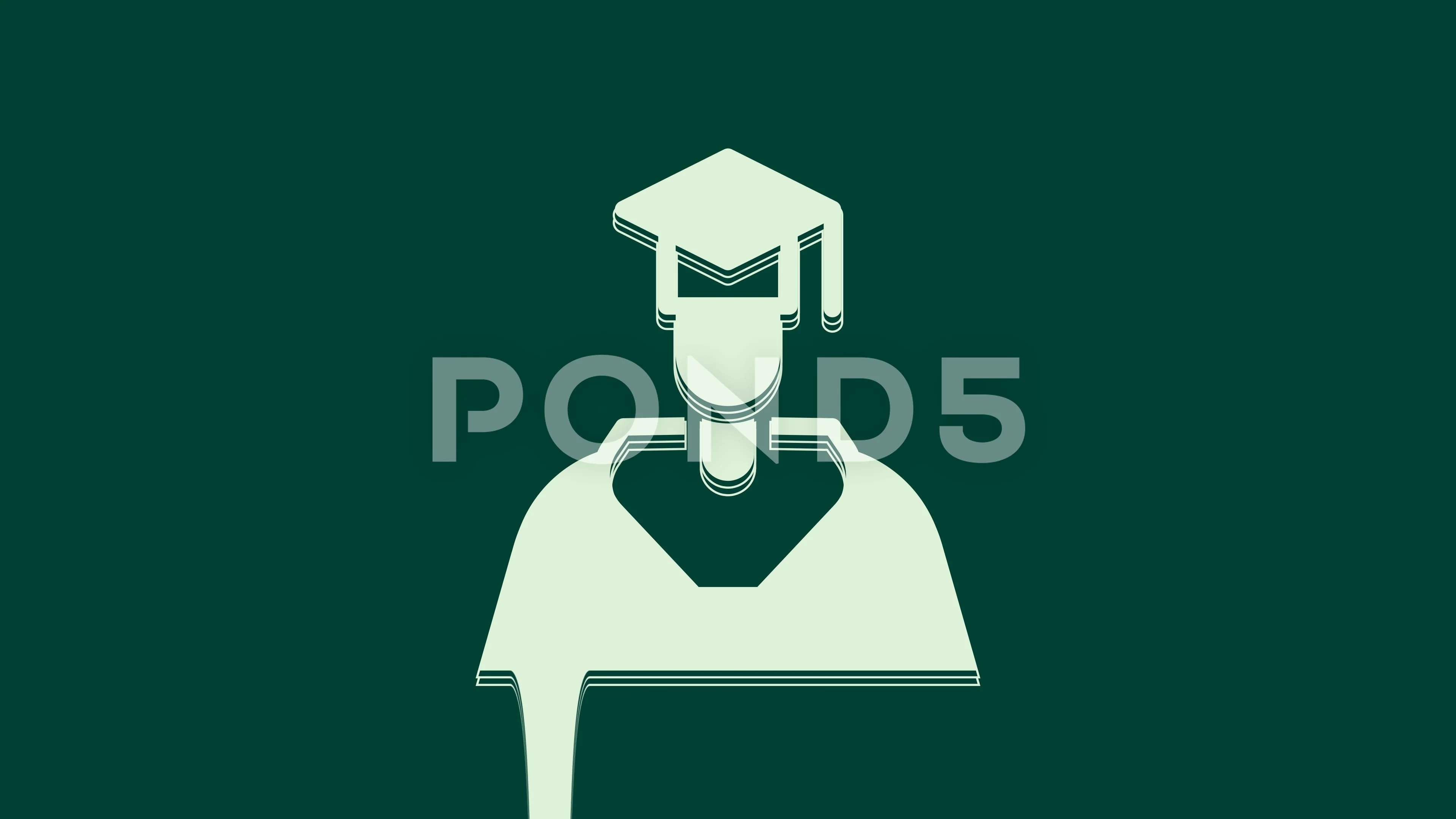 Green Graduation Vector Graduation Green Wallpaper