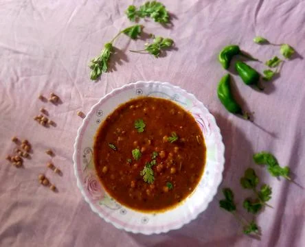 White gram curry Stock Photos