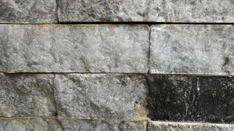 White Granite on the wall Stock Photos