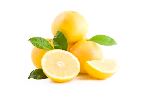 White grapefruits Stock Photos