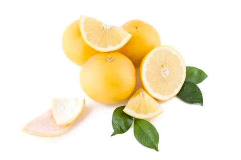 White grapefruits Stock Photos