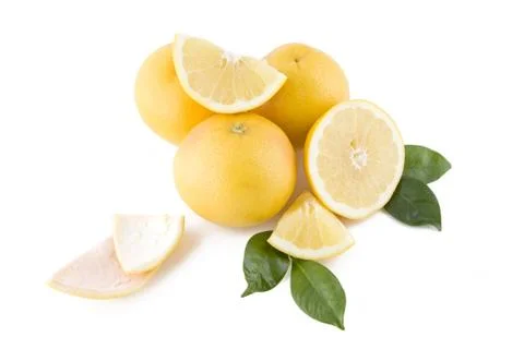 White grapefruits Stock Photos