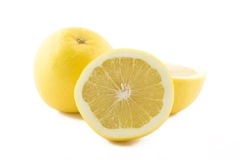 White grapefruits Stock Photos