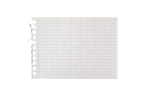 White graph paper background with precise grid lines, perfect for math sketch Stock Photos