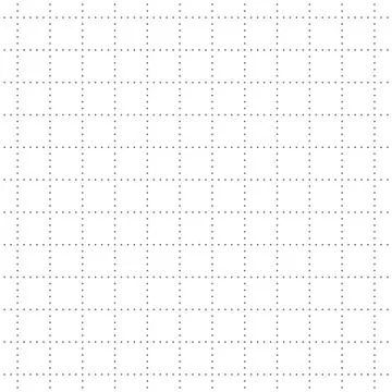 White Graph Paper Dots Pattern Background Vector Stock Illustration