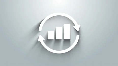 White Graph, schedule, chart, diagram, i... | Stock Video | Pond5