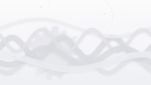 White Gray Abstract Vector Flow Minimal Background 動画素材 344255394