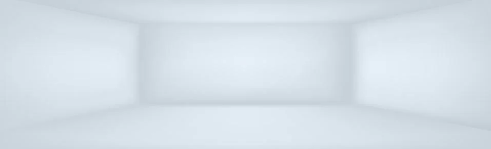 White with gray panoramic studio background with white glow - Vector Stock Illustration