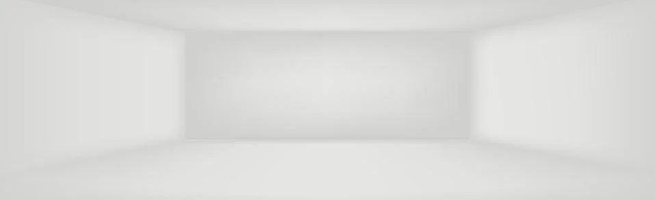 White with gray panoramic studio background with white glow - Vector Stock Illustration