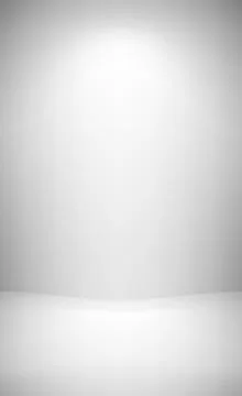 White with gray panoramic studio background with white glow - Vector Stock Illustration
