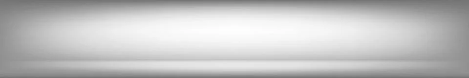 White with gray panoramic studio background with white glow - Vector Stock Illustration