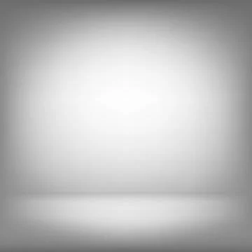 White with gray panoramic studio background with white glow - Vector Stock Illustration