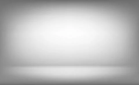 White with gray panoramic studio background with white glow - Vector Stock Illustration