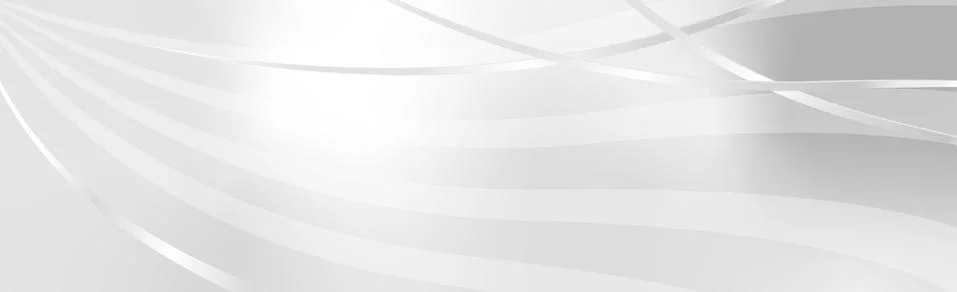 White - gray vector background with wavy lines - illustration Stock Illustration