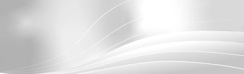 White - gray vector background with wavy lines - illustration Illustrazione stock