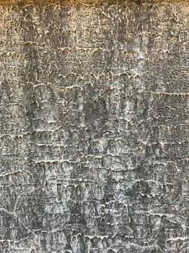 White gray wavy lines background pattern texture on the cement wall surface, Stock Photos