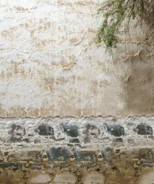 White gray wavy lines rustic tropical texture pattern on  cement and boulder Stock Photos
