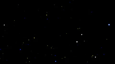 White green blue particles flowing animation on black abstract background Stock Footage 295504672