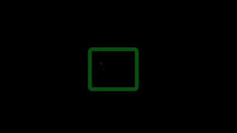 White Green check mark animated on rectangle circle. approved icon. Stock Footage 302241415
