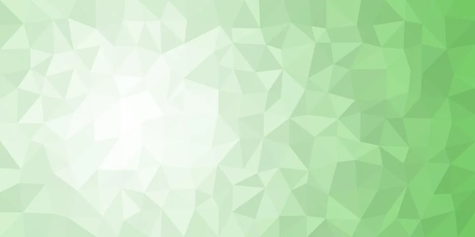White Green Low Poly Vector Background Illustrazione stock