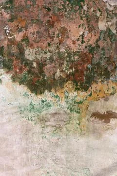 White-green old wall texture Stock Photos