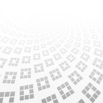 White &amp; grey abstract perspective background Stock Illustration