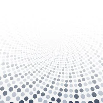 White &amp; grey abstract perspective background Stock Illustration