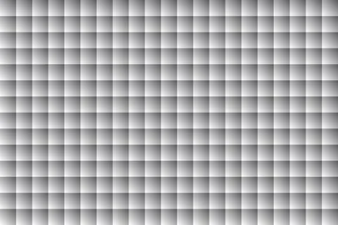 White grey background of squares, simple monochrome mosaic template Stock Illustration