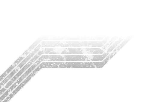 White grey geometric stripes abstract tech grunge retro background Illustrazione stock