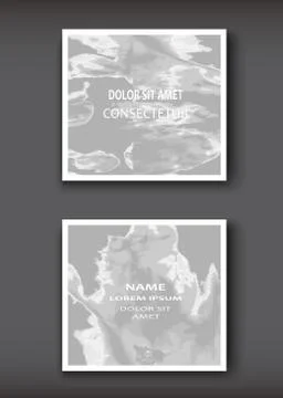 White grey gradient Watercolor explosion shape artistic covers d Stock Illustration