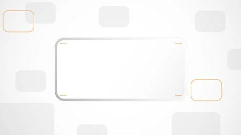White grey rectangle technology background abstract. Stock Illustration