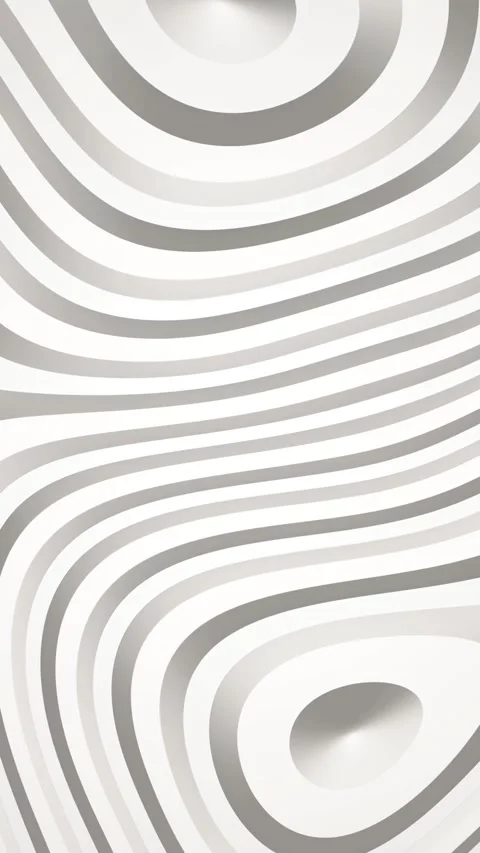  White grey waves abstract motion background. Seamless looping animation Stock Footage 297160514