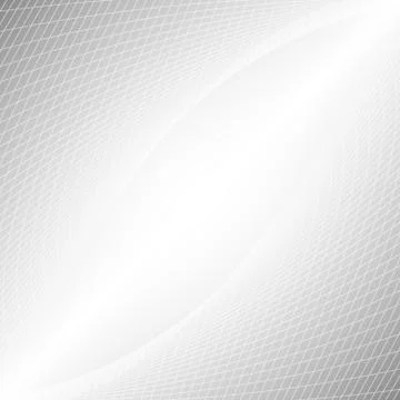 White grid abstract in perspective concept on grey background vector illust.. Stock Illustration