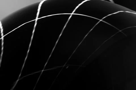 White grid on black background . Stock Photos