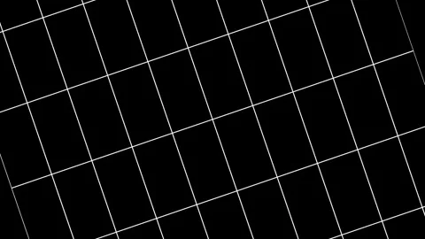 White grid lines on black background with subtle cinematic camera movement .. Stock Footage 340942934