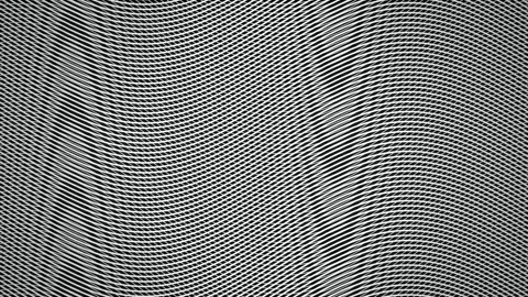 White grid mesh undulating waves seamless loop motion background Stock Footage 347973078