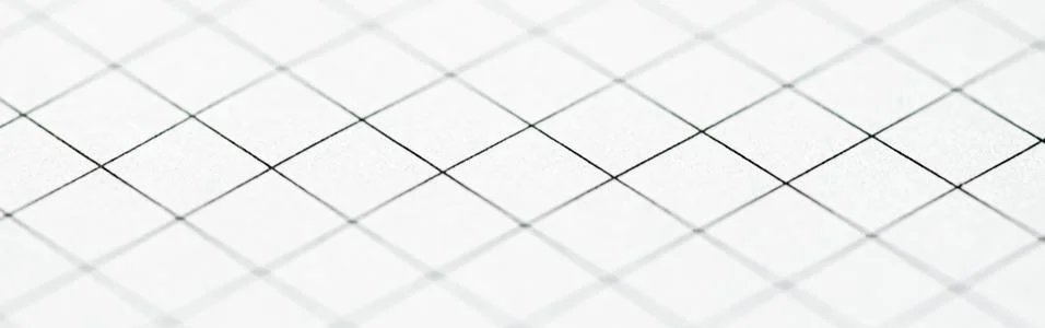 White grid paper texture, back to school background Stock Photos