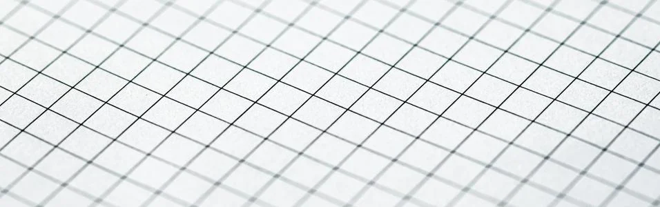 White grid paper texture, back to school background Stock Photos