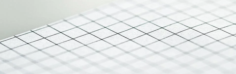White grid paper texture, back to school background Stock Photos