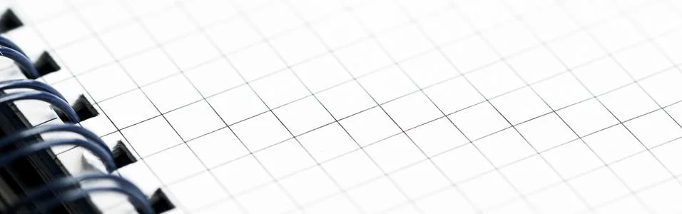 White grid paper texture, back to school background Stock Photos