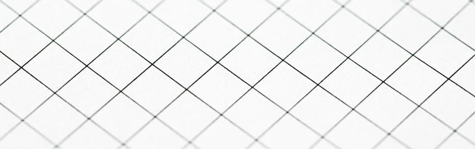 White grid paper texture, back to school background Stock Photos