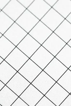 White grid paper texture, back to school background Stock Photos