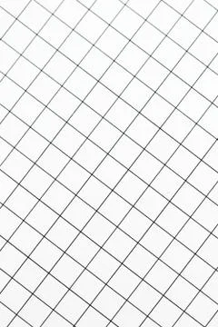 White grid paper texture, back to school background Stock Photos