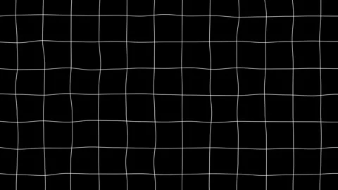 White Grid Pattern Distortion Wave Dark Background Animation Stock Footage 344862550