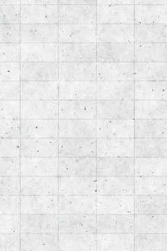 White grid tile texture background with subtle cement details and clean Illustrazione stock