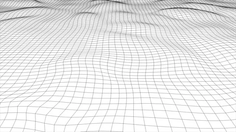 White Grid waves background Stock Footage 294712106