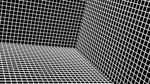 White grid wireframe Stock Illustration