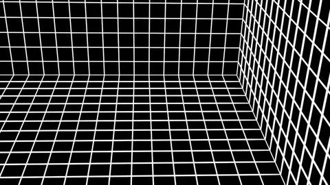 White grid wireframe Stock Illustration