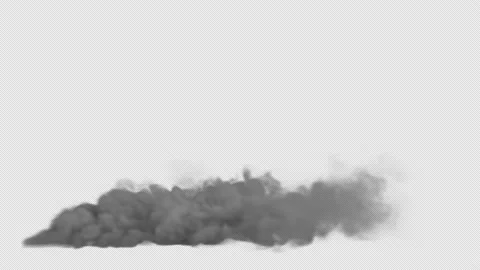 White ground smoke blowing on alpha background in 4K 스톡 동영상 237611192