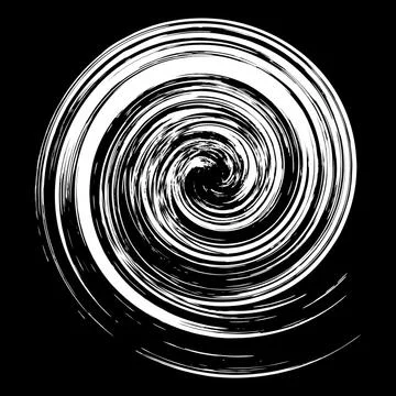 White grunge stripe in vortex form Stock Illustration